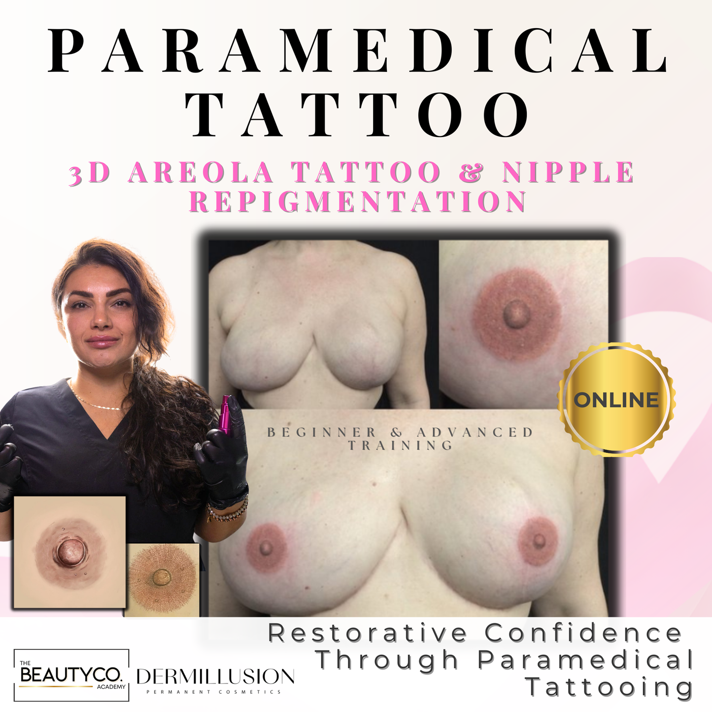 3D AREOLA TATTOO CERTIFICATION