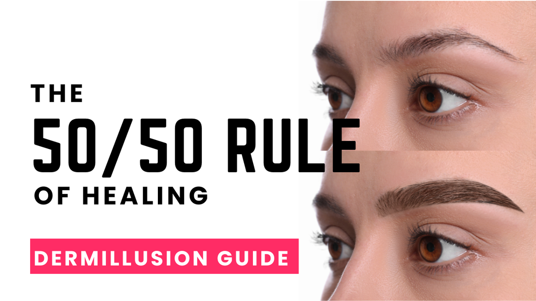Your PMU Isn't Finished When You Leave the Chair: The 50/50 Rule of Healing ( Dermillusion Guide)