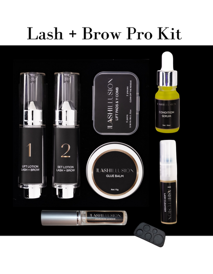 The LASHILLUSION Lash & Brow Lift Kits
