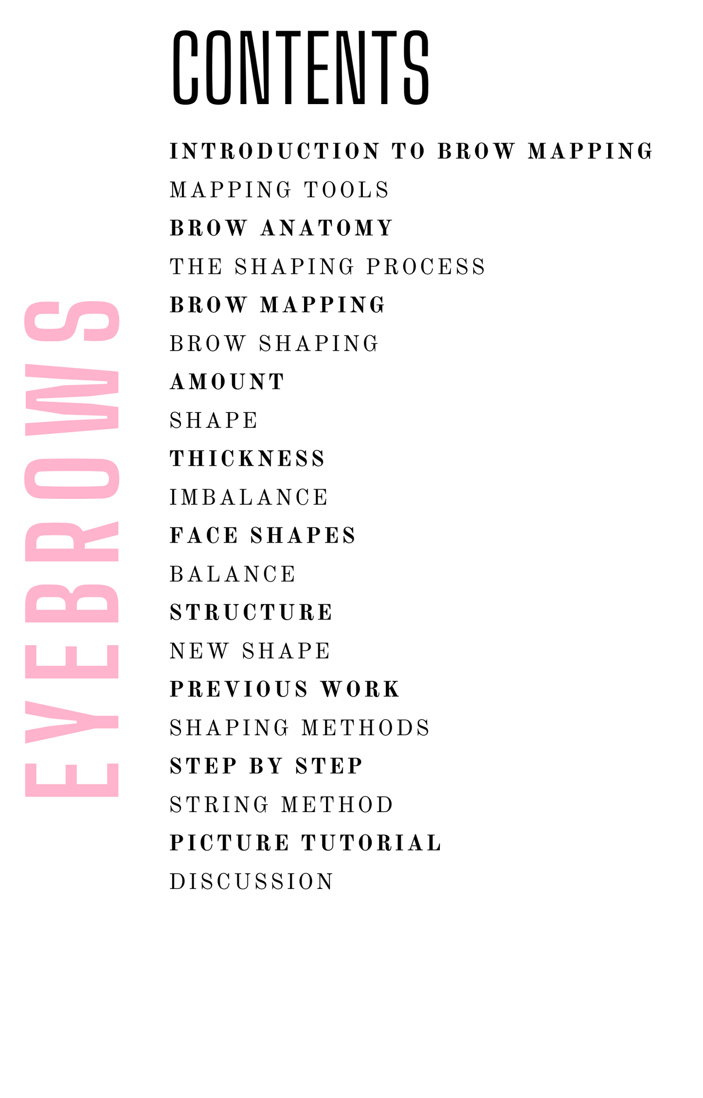 EYEBROW DESIGN WORKBOOK