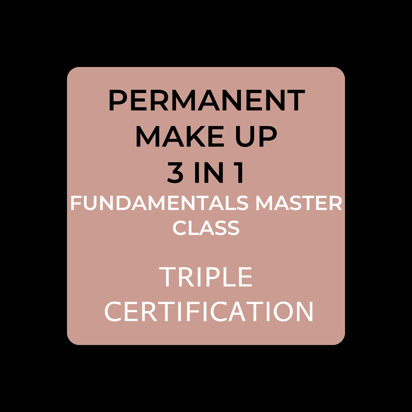 PMU MASTER CLASS - IN PERSON