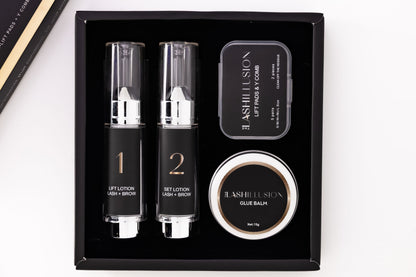 The LASHILLUSION Lash & Brow Lift Kits